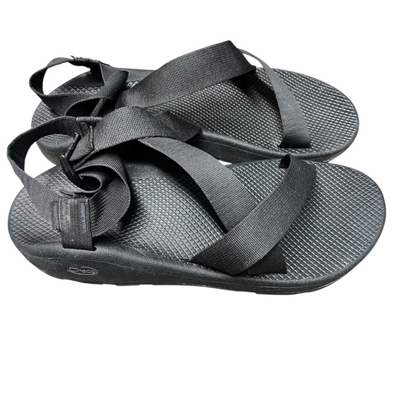 Mens Chaco Z/1 Adjustable Strap Classic Black Sandals Hiking Outdoors - Picture 1 of 5